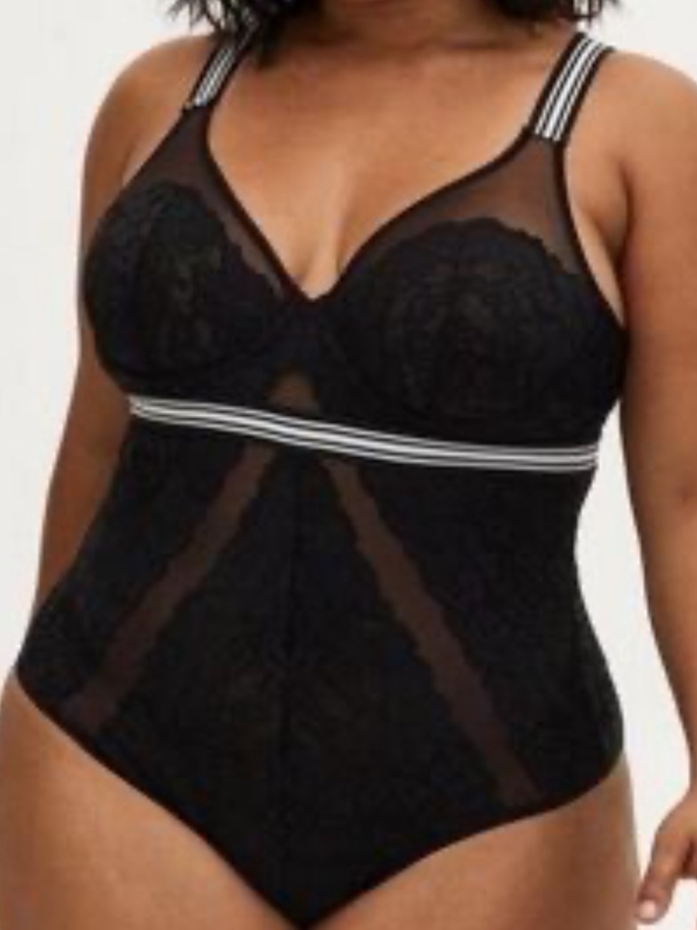 torrid Black Lace bodysuit